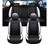 Car Seat Protector Universal Car Seat Cover For Dodge For Challenger For Megane 3 Accessories Interior Details All Model Car Seat Cushion Cover(Black White,Standard)