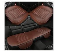 Car Seat Protectors Car Seat Cover Protection Single Without Backrest PU Leather For Most Four-Door Sedan&SUV Car Seat Cover(1 sets coffee)