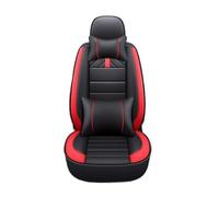 Car Seat Protectors For All Model For A1 A3 A8 A7 SQ5 A6 Q3 Q5 Q7 A4 A5 Q2 Car Seat Cover Leather Auto Accessorie Car Seat Covers(Black red pillows)