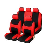 Car Seat Protectors For Civic 5-Seat Car Seat Covers Universal Auto Cushion Protectors Car Seat Covers(Red full set)