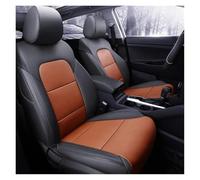 Car Seat Protectors For Hyundai For Venue For Sonata For Genesis Car Seat Covers Leather Interior Accessories Car Seat Cover(Black orange)