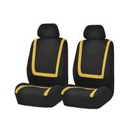 Car Seat Protectors For Nissan For Rogue For Sentra For Serena For Kicks For Leaf For Navara Fabric Car Seat Covers Seat Covers(2Seats-Yellow)