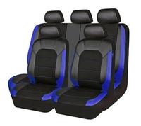 Car Seat Protectors PU Leather+Fabric Cars Covers Seats For Jaguar E-Pace F-Pace F-Type XE XF XJ6 XJ8 XJL XK XK8 XKR X-Type I-pace S-Type Car Seat Cover(9Pcs-red)
