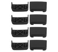 Car Seat Rail End Protection Plug Black 8pcs for Abs Electric Sedan