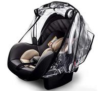 Car Seat Rain Cover,Food Grade EVA,Universal Car Seat Rain,Waterproof, Windproof Protection,Protect from Dust Snow,Rain Cover Features Quick-Access Zipper Door and Side Ventilation
