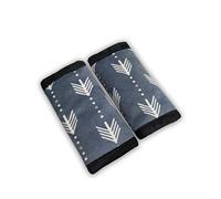 Car Seat Strap Covers for baby, anti slip car seat strap pads, toddler Seat belt covers soft wrap cushion for boy girl, protect neck and shoulder rubbing, fit Stroller/Carrier/Pushchair; 2 pcs; Grey