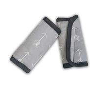 Car Seat Strap Pads Covers for baby kids, Seat belt covers cushion for boy girl, protect neck and shoulder rubbing, anti-slip design, fit Stroller/Carrier/Pushchair; soft cotton, arrow pattern