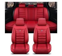 Car Seat Support Cushion Cover Car Seat Cover Auto Accessories Interior For JEEP For Compass For Grand Cherokee For Wrangler JK Waterproof(Red 5 Seat,SE)