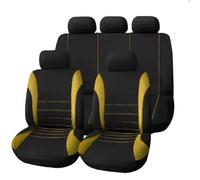 Car Seat Support Cushion Cover Car Seat Cover Protector Interior Accessories For Fiat For Panda Waterproof(Yellow)
