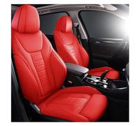 Car Seat Support Cushion Cover Custom Car Seat Covers Leather Full Set Interior Products Accessories For BMW For X3 G01 F97 For E83 F25 IX3 Waterproof(Red)