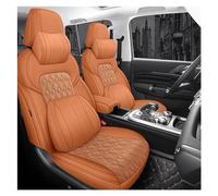 Car Seat Support Cushion Cover For Mercedes For BENZ For G Class G350 For G55 G500 G63 W463 Custom Leather Mixed Car Seat Cover Car Accessories Waterproof(YELLOW LUX)