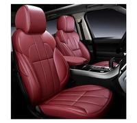 Car Seat Support Cushion Cover For Nissan For Quest For Patrol For Y61 Y62 Y60 Custom Leather Car Seat Cover 7 Seats Car Seats Protector Waterproof(WINE RED)