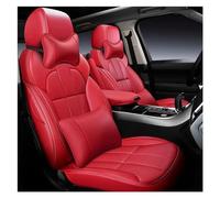 Car Seat Support Cushion Cover For Nissan For Quest For Patrol For Y61 Y62 Y60 Custom Leather Car Seat Cover 7 Seats Car Seats Protector Waterproof(RED LUX)