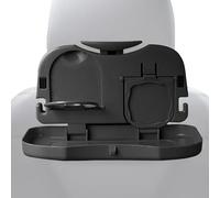 Car Seat Table - Foldable Back Desk With Cup Holder | Portable Car Table For Laptop Working Dining Eating | Travel Accessory For Adults On The Go