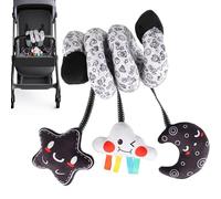 Car Seat Toys - High Contrast Baby Sensory Toys with Bell,Lightweight Car Interior Accessories, Interactive Early Education Tool for Sensory Development