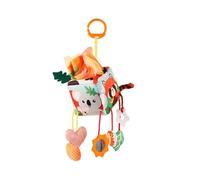 Car Seat Toys - Toddler Plush Squeaky Rattle | Clip On Crib Mobile Toys for Baby Shower Girl Boys Toddler Aged 0-12 Months Shower Stroller Car Crib Bassinet and Others