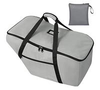 Car Seat Travel Bag Fits Chicco Keyfit 30, Uppababy Mesa, Nuna Pipa Lite, Padded Infant Gate Check Bag for Air Travel, Durable Carrier Bag with Side Pocket and Protective Feet, Extra Storage Bag