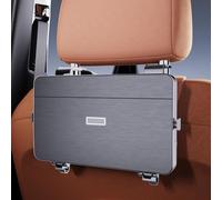 Car Seat Tray Table for Toyota Highlander IV SUV 2024 2025, Backseat Organizer with Adjustable Support Angle, Stable Laptop Desk for Working and Eating, ABS