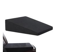 Car Seat Wedge Cushion Black Car Seat Wedge 40 x 37 x 12 cm Highly Elastic Pearl Cotton Seat Wedge Cushion for Chair, Car Seat Lifting Cushion Raising Truck Seat Cushion Car Seat Cushion Ergonomic
