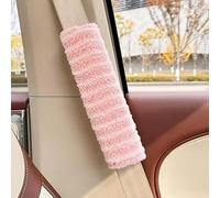Car Seatbelt Cover Kirby Stocking Stuffers Cute Creative Safety Seatbelt Shoulder Pad Auto Accessory Neck Cushion Protector Seatbelt Shoulder Protector Decoration Nice Gift (2-Pack (Rabbit & Bowknot))