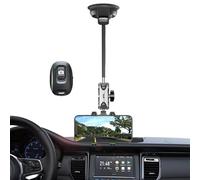 Car Selfie Mount - Universal Overhead Car Phone Holder | Anti-Shake Photography Car Mount, 360 Degree Adjustable for Video Recording