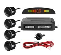Car Sensor Parking | Car Reverse Parking Radar System with 4 Sensors Distance Detection, Wireless Reverse Backup LCD Alarm Buzzer Reminder for