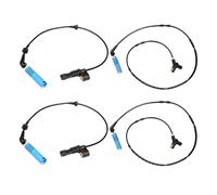 Car Sensors Front+Rear Car Wheel Speed Sensor For BMW E46 316 318 320 330 Z4 E85 E86 34526752681 34526752682 34526752683 4Pcs