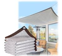 Car Shade Canopy 99% UV Protection, Breathable Mesh Sunshade Fabric, Reflective Aluminum Screen, Outdoor Patio Cover, Pet Shade Sail (0.8x3 m)
