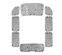 Car Shades For Nissan For Elgrand E51 4 Layers Silver Structure Outdoor All Windows Model Exclusive Car Sunshade Mesh 8PCS