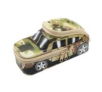 Car Shaped Pencil Case - Polyester Pencil Case 21.5 x 10 cm, Pencil Cases for School Stationery, Camouflage Storage Box | Desk Organizer for Children, Student, Boy, School Mat, yellow, Please refer to