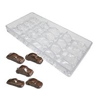 Car Shaped Polycarbonate Chocolate Mold Hard Poly-carbonate Candy Mold 3D Car Chocolate Mould
