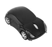 Car Shaped Wireless Mouse, 1600DPI Optical Mouse, 2.4GHz Wireless Transmission, 3 Buttons with Scroll Wheel, Perfect for PC, Laptop, Tablet, Gaming, and Office Use (Black)