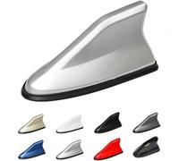 Car Shark Fin Antenna Cover for Mini Clubman 2010-2025 Roof Shape Replacement with Adhesive Tape Topper Cap Mount Decorative,Silver