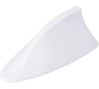 Car Shark Fin Signal Aerials for Seat Exeo Supercopa Mii Altea Cordoba, Roof Radio Signal Enhanced Low Wind Resistance Aerials Waterproof Car Exterior Styling,White