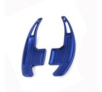 Car Shift Blade Compatible With For Mustang 2015 2016 2017 2018 2019 2020 Car Steering Wheel Controller Gear Shifters Paddle Aluminum Alloy Extend Cover(Blue)