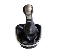 Car Shift Knob 5/6 for Speed MT + Gaiter Boot Cover + Frame for Base for Seat for Altea for Leon II 2 for Toledo III 3(6 Gears)