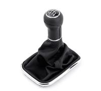Car Shift Knob Compatible with Bora for MK4 1999 2000 2001 2002 2003 2004 PU Boot Knob 5 Speed Gear Shift Knob Gaitor Boot