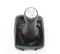 Car Shift Knob Compatible with Polo 9N 9N2 for GTI 2002 2003 2004 2005 2006 2007 2008 2009 2010 Car-Styling 5 Speed Gear Shift Knob Gaitor PU Boot