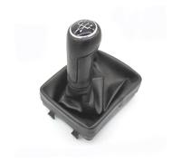 Car Shift Knob Cover for VW for Polo 9N 9N2 2002-2009 Leather Gear Shift Knob Lever Shifter Gaiter Boot Case Car Shift Knobs