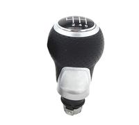 Car Shift Knob, For A4 S4 B8 8K A5 8T Q5 8R 2007-2015 5/6 Speed Manual Gear Shift Knob Lever Stick Arm Pen Gaiter Boot Cover Case(Silver R123456)