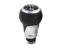 Car Shift Knob, For A4 S4 B8 8K A5 8T Q5 8R 2007-2015 5/6 Speed Manual Gear Shift Knob Lever Stick Arm Pen Gaiter Boot Cover Case(Silver R12345)