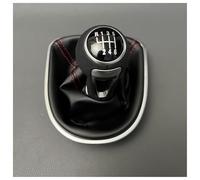 Car Shift Knobs Fits for Seat for Leon II for Toledo III for Altea XL 2005-2012 Car Gear Shift Knob with PU Leather Boot Cover Shifter Lever Stick Car Gear Knob Shifter(Sliver 6 Speed)(Sliver 5 Speed)