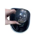 Car Shift Knobs for Seat for Altea for Leon II 2 for Toledo III 3 5/6 Speed Manual Leather MT Gear Shift Knob Gaiter Boot Cover Frame Base Car Gear Knob Shifter(Chrome 6 Suit)