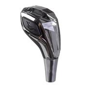 Car Shift Knobs Replacement for Mazda Crystal Multicolor LED Light Car Gear Shift Knob Universal Modified Lever Handball(Gray-5S-135-24R)(Blue-Automatic)