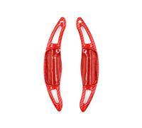 Car Shift Paddle 1 Pair for Camry Avalon Corolla 2019 2020 2021 2022 Car Steering Wheel Shift Paddle Shifter Extension(Carbon Fiber Red)
