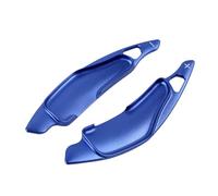 Car Shift Paddle Extended Trim Cover | Aluminum Paddle Shifter Extension Kit Compatible With Lexus 2nd Gen IS250 IS350 IS-F 2006-2013 DUBNRGC(Blue)