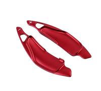 Car Shift Paddle Extended Trim Cover | Aluminum Paddle Shifter Extension Kit Compatible With Lexus 2nd Gen IS250 IS350 IS-F 2006-2013 DUBNRGC(Red)
