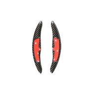 Car Shift Paddle for 2016-2017 911 Panamera Cayenne/Cayman 718 / Carrera 991 2Pcs Carbon Fiber Car Steering Wheel Shift Paddles(Black)