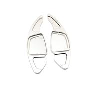 Car Shift Paddle for A1 A3 A4 A8 S8 D5 A6 S6 C8 A7 S7 C8 Avant Allroades RS 2020 2021 Car Steering Wheel Shift Paddle Extend Stickers(Silver)
