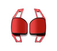 Car Shift Paddle For A4 B8 A3 8P S3 A5 A6 S6 C6 Q5 A8 R8 TTS MK2 8J Avant Steering Wheel Paddles Extension Shifters Car Styling(Red)
